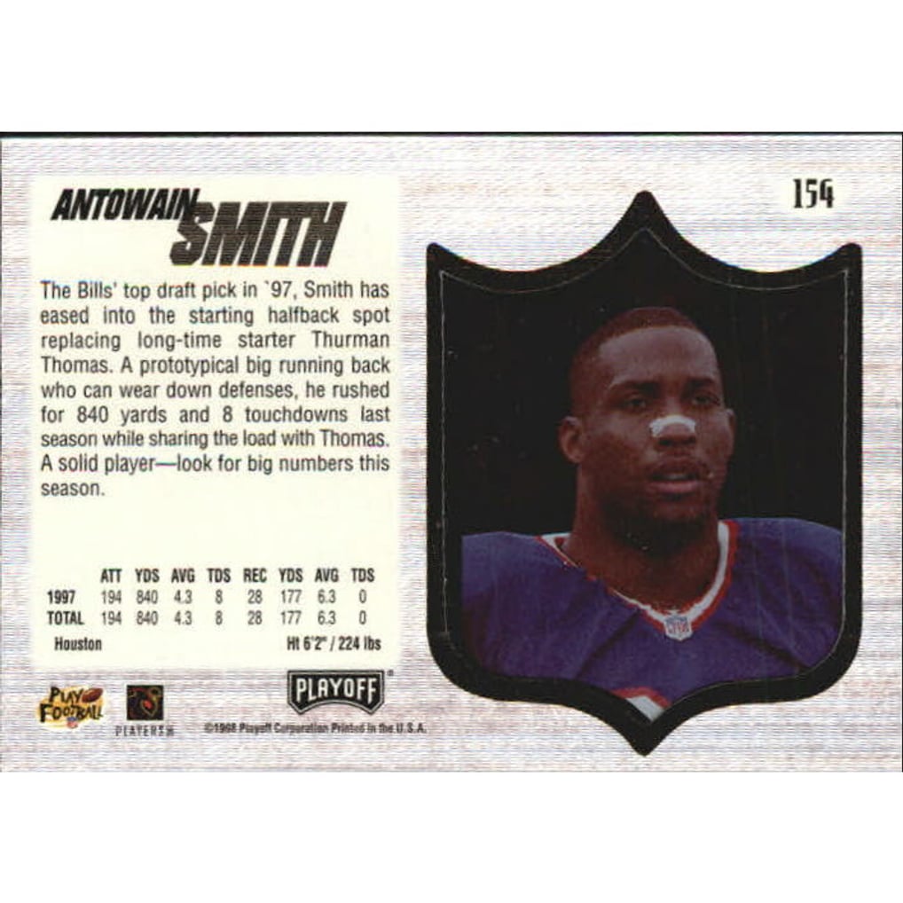 1998 Absolute Hobby Silver #154 Antowain Smith