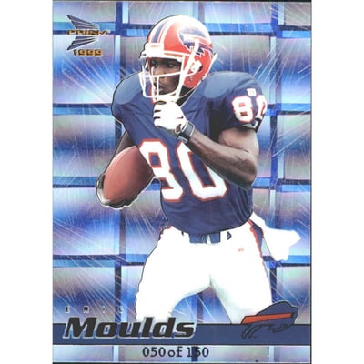 1999 Pacific Prisms Holographic Mirror #15 Eric Moulds