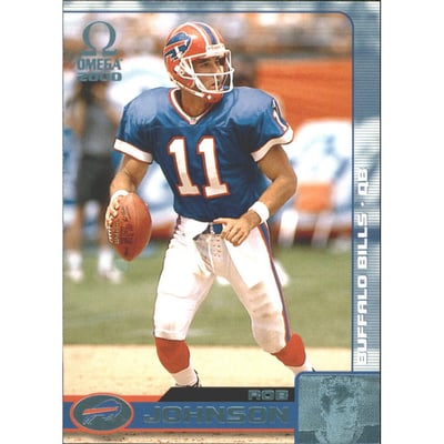 2000 Pacific Omega Platinum Blue #16 Rob Johnson