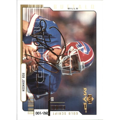 2000 Upper Deck MVP Gold Script #20 Rob Johnson