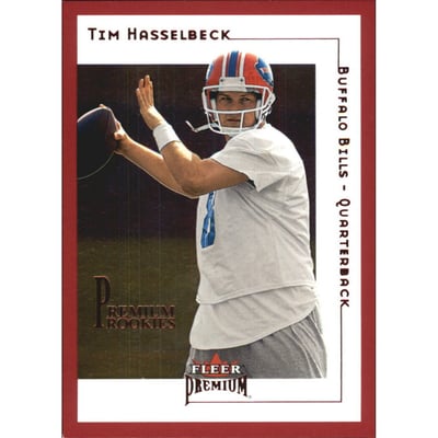 2001 Fleer Premium Star Ruby #208 Tim Hasselbeck
