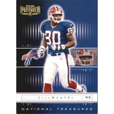 2001 Playoff Preferred National Treasures Gold #5 Eric Moulds