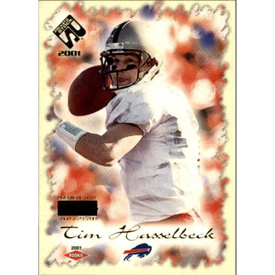 2001 Private Stock Premiere Date #109 Tim Hasselbeck