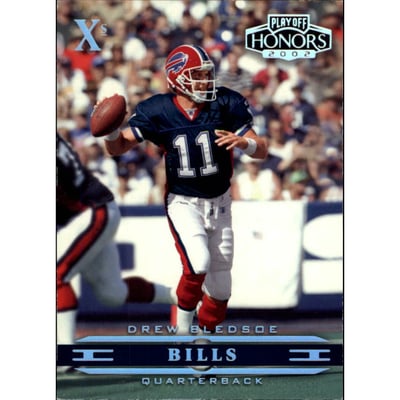 2002 Playoff Honors X's #8 Drew Bledsoe