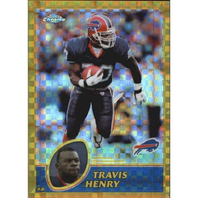 2003 Topps Chrome Gold Xfractors #126 Travis Henry