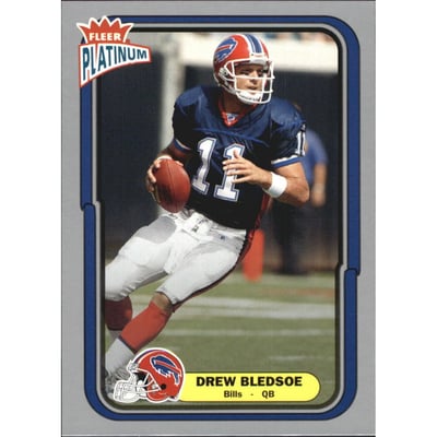 2004 Fleer Platinum Finish #27 Drew Bledsoe