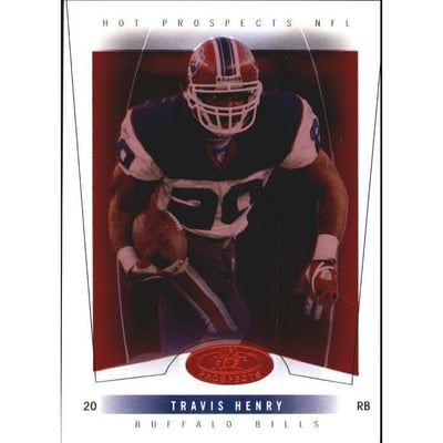 2004 Hot Prospects Red Hot #23 Travis Henry