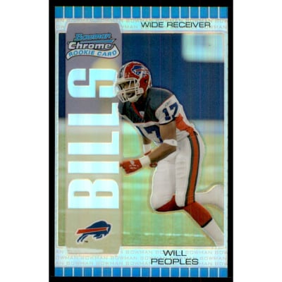 2005 Bowman Chrome Silver Refractors #171 Will Peoples