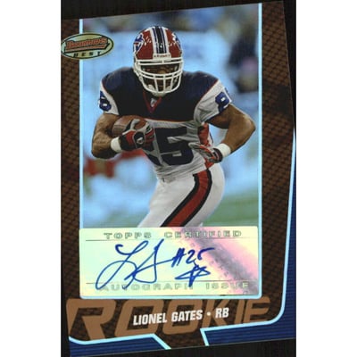 2005 Bowman's Best Bronze #167 Lionel Gates AU