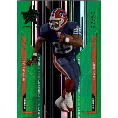 2005 Leaf Rookies and Stars Longevity Emerald #233 Lionel Gates