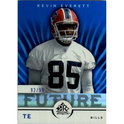 2005 Reflections Blue #205 Kevin Everett