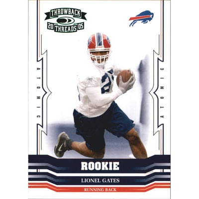 2005 Throwback Threads Green #196 Lionel Gates