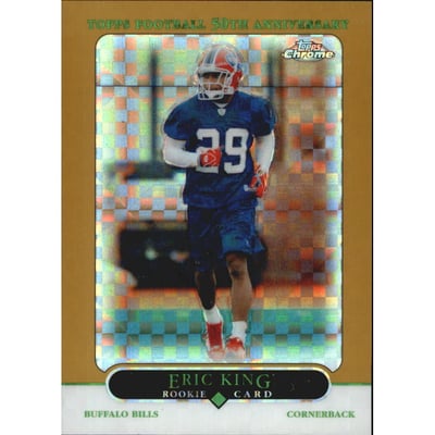 2005 Topps Chrome Gold Xfractors #208 Eric King