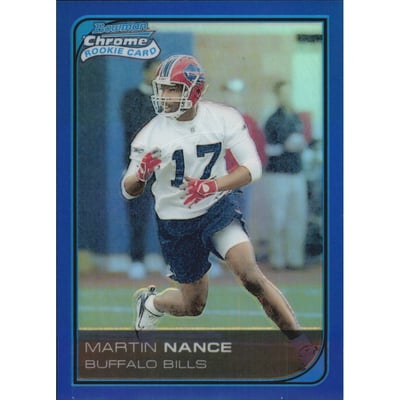 2006 Bowman Chrome Blue Refractors #45 Martin Nance