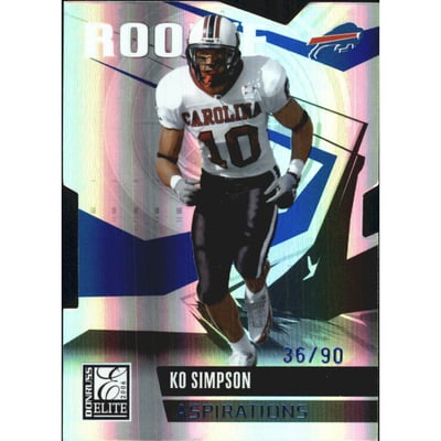 2006 Donruss Elite Aspirations #179 Ko Simpson/90
