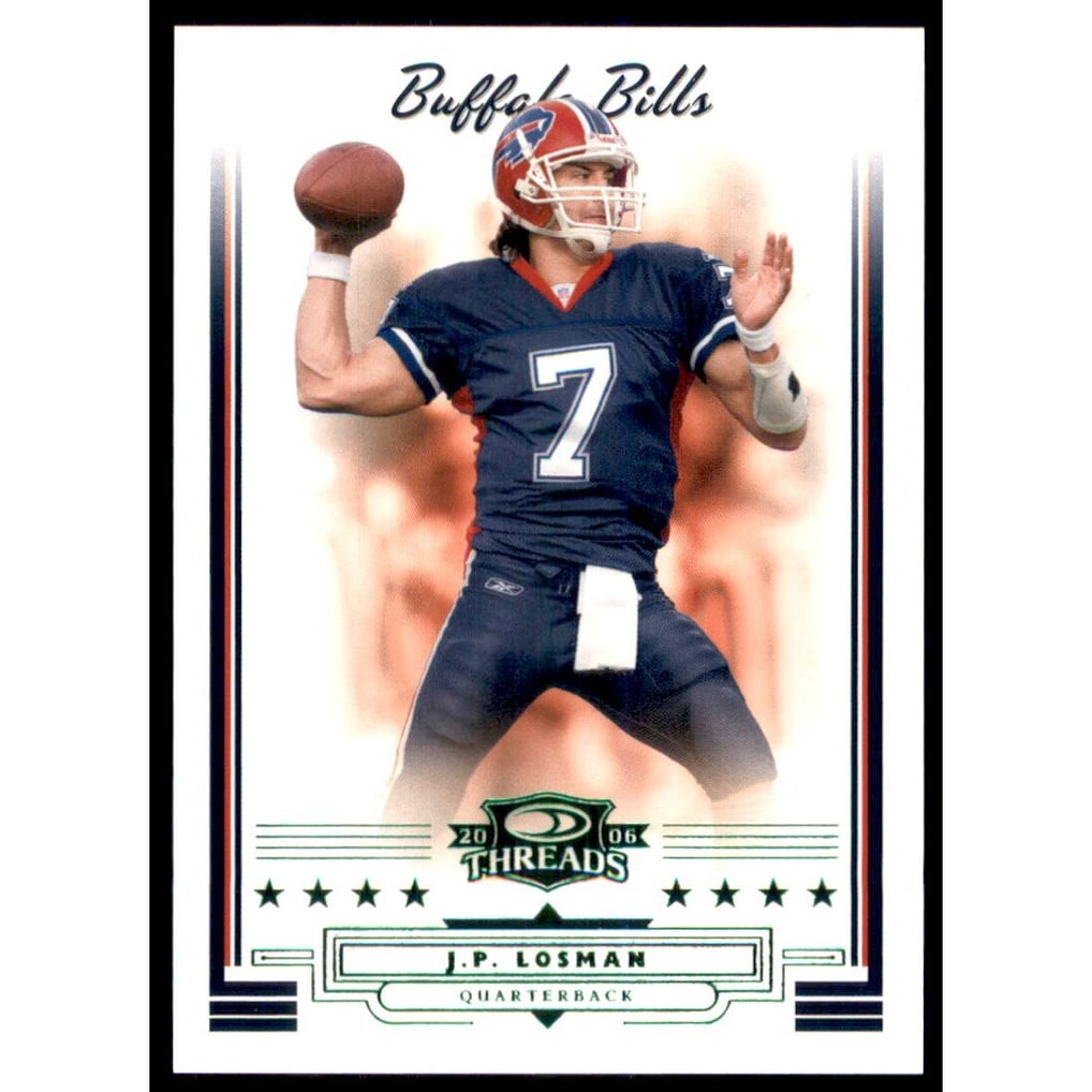 2006 Donruss Threads Retail Green #144 J.P. Losman