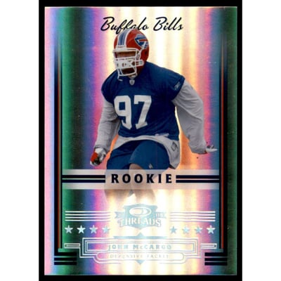 2006 Donruss Threads Silver Holofoil #189 John McCargo