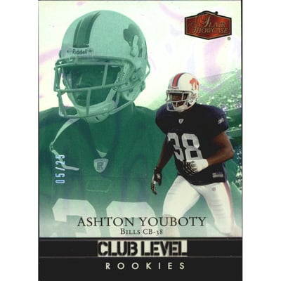 2006 Flair Showcase Emerald #148 Ashton Youboty