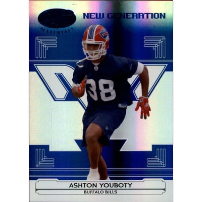 2006 Leaf Certified Materials Mirror Blue #194 Ashton Youboty