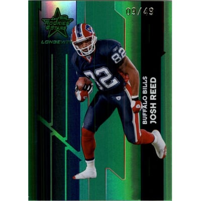 2006 Leaf Rookies and Stars Longevity Target Emerald Parallel #11 Josh Reed