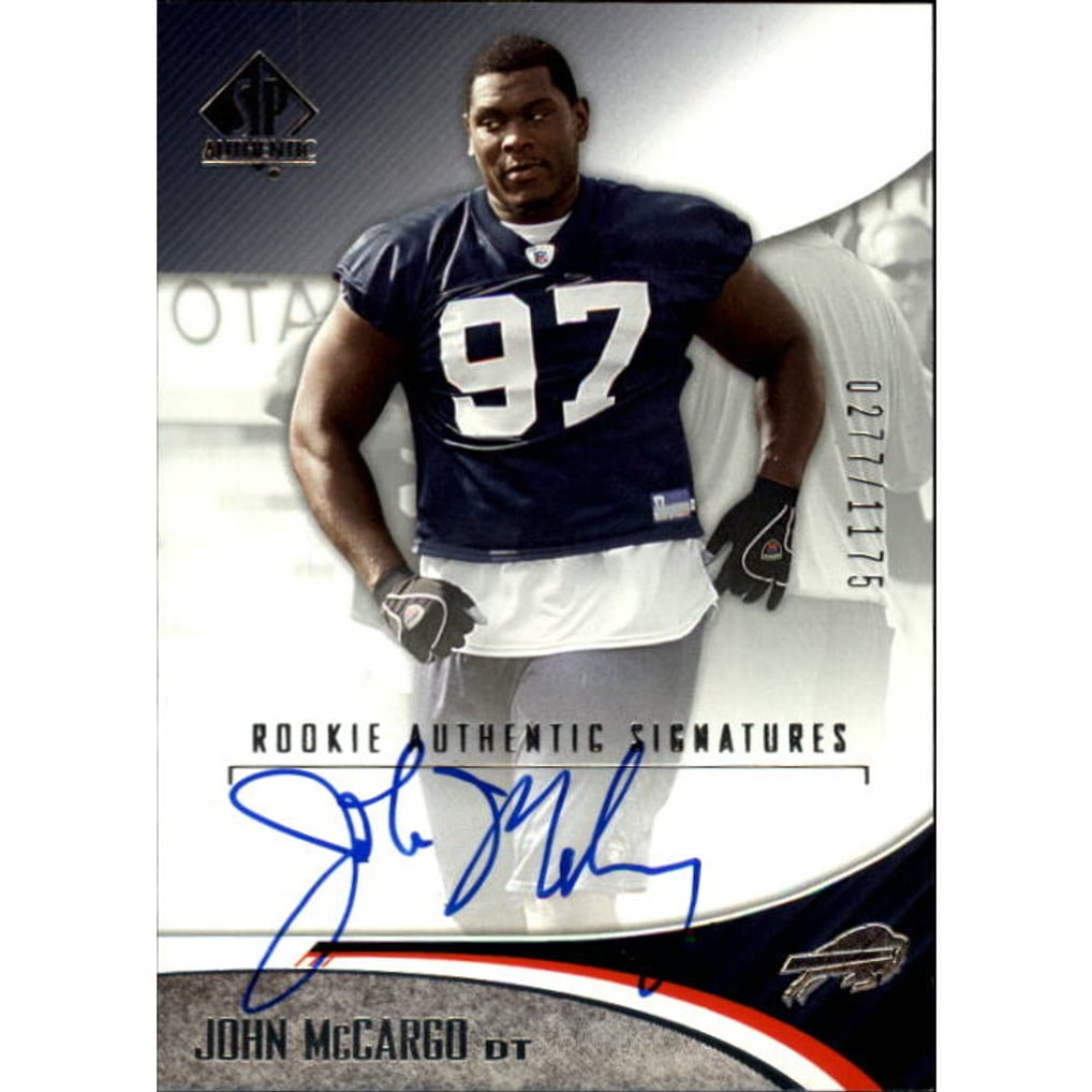 2006 SP Authentic #208 John McCargo AU RC