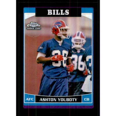 2006 Topps Chrome Black Refractors #187 Ashton Youboty