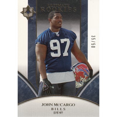 2006 Ultimate Collection Gold #325 John McCargo