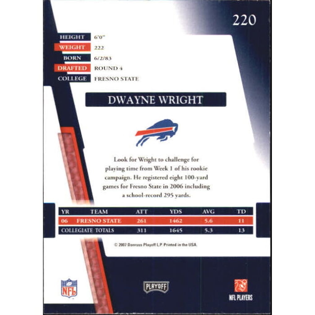 2007 Absolute Memorabilia Spectrum Red Retail #220 Dwayne Wright