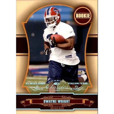 2007 Donruss Classics Timeless Tributes Silver #255 Dwayne Wright