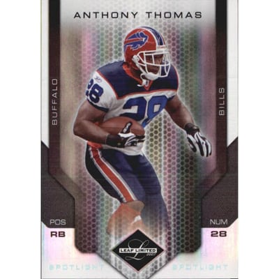2007 Leaf Limited Silver Spotlight #11 Anthony Thomas