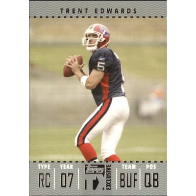 2007 Topps TX Exclusive Silver #110 Trent Edwards