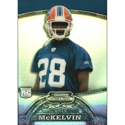 2008 Bowman Sterling Refractors #1 Leodis McKelvin