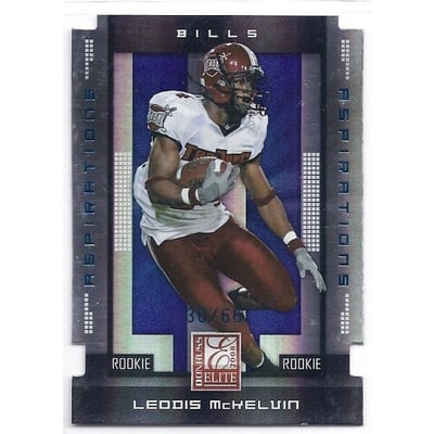 2008 Donruss Elite Aspirations #195 Leodis McKelvin/66