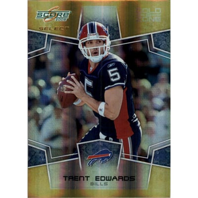 2008 Select Gold Zone #30 Trent Edwards