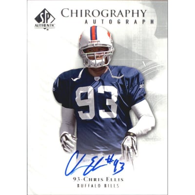 2008 SP Authentic Chirography #CHCE Chris Ellis