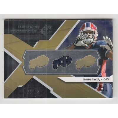 2008 SPx Winning Materials Team Logo 25 #WMJH James Hardy