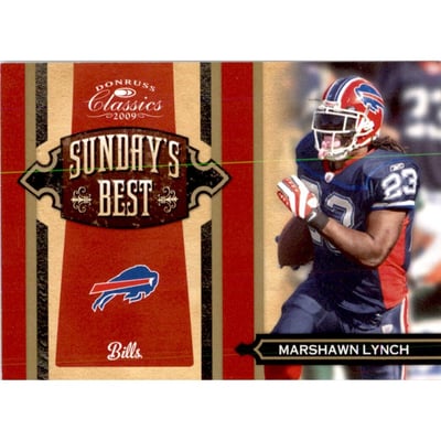 2009 Donruss Classics Sunday's Best Gold #27 Marshawn Lynch