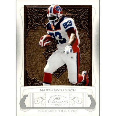 2009 Donruss Classics Timeless Tributes Silver #12 Marshawn Lynch