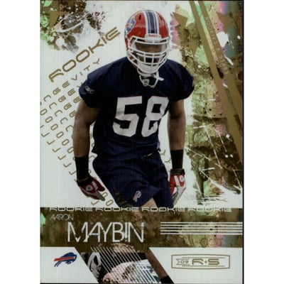2009 Donruss Rookies and Stars Longevity Parallel Gold #117 Aaron Maybin