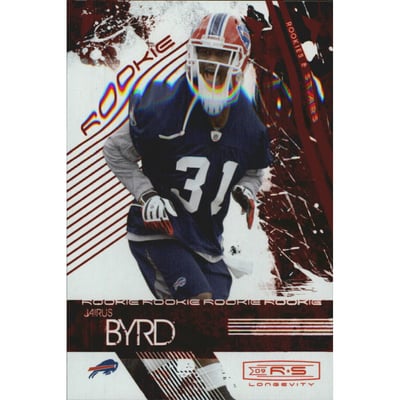 2009 Donruss Rookies and Stars Longevity Ruby #154 Jairus Byrd
