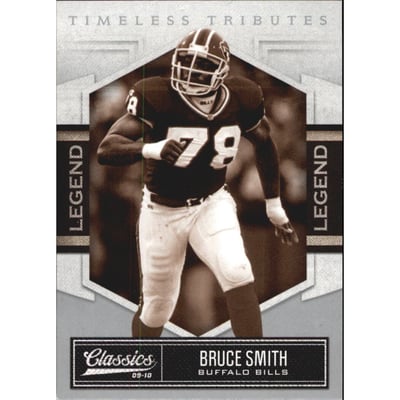 2010 Classics Timeless Tributes Silver #207 Bruce Smith