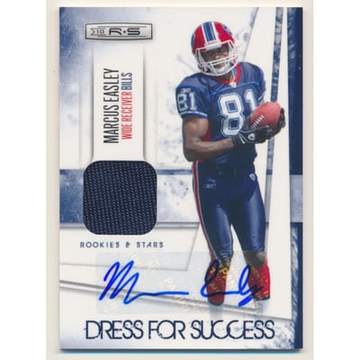 2010 Rookies and Stars Dress for Success Jerseys Autographs #35 Marcus Easley/100