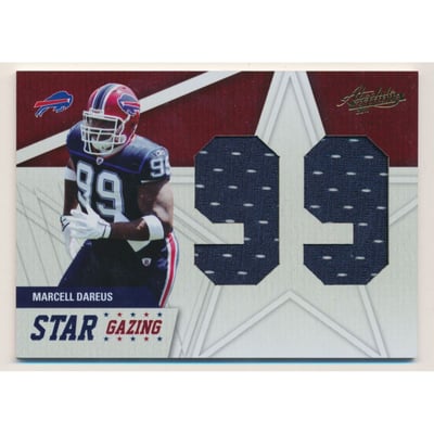 2011 Absolute Memorabilia Star Gazing Materials Oversize Jersey Number #3 Marcell Dareus