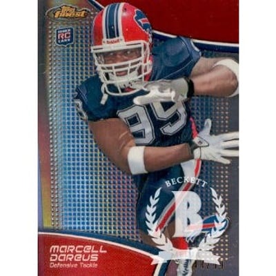 2011 Finest Blue Refractors #63 Marcell Dareus