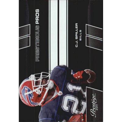 2011 Prestige Prestigious Pros Black #7 C.J. Spiller