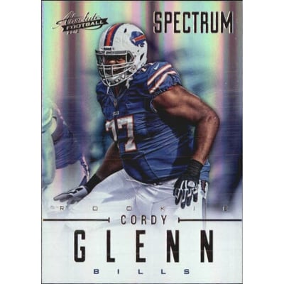 2012 Absolute Spectrum Silver #118 Cordy Glenn