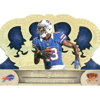 2012 Crown Royale Gold Holofoil #43 Steve Johnson