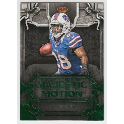 2012 Crown Royale Majestic Motion Green #8 C.J. Spiller