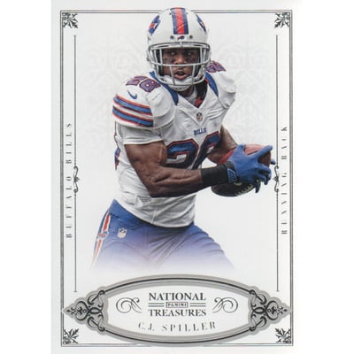 2012 Panini National Treasures #91 C.J. Spiller