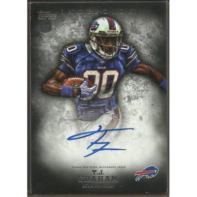 2012 Topps Inception #131 T.J. Graham AU RC